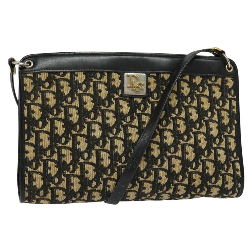 DIOR Shoulder Bag Navy Gold